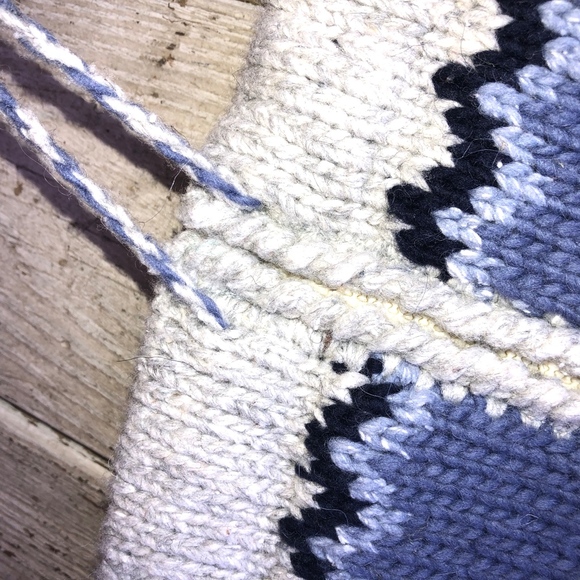 ISHKA ARTISANS 50/50 cotton/wool zip sweater - Picture 3 of 4